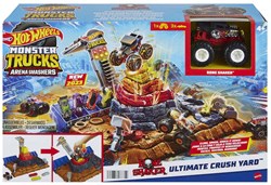 Hot Wheels Monster Trucks Arena Smashers - Spielzeug Rennbahn Set