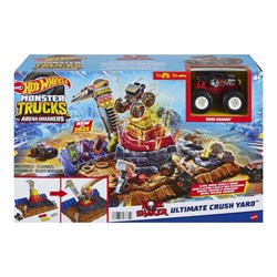 Hot Wheels Monster Trucks Arena Smashers - Spielzeug Rennbahn Set