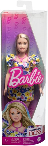 BEX Barbie Modepuppe Fashionistas Blumen Kleid - Barbiepuppe Down-Syndrom