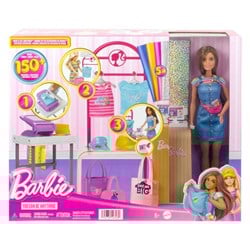 Mattel Barbie Modepuppe - Boutique-Spielset mit Zubehör