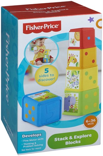 Fisher Price Stapel en Leer Blokken