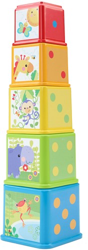Fisher Price Stapel en Leer Blokken-2