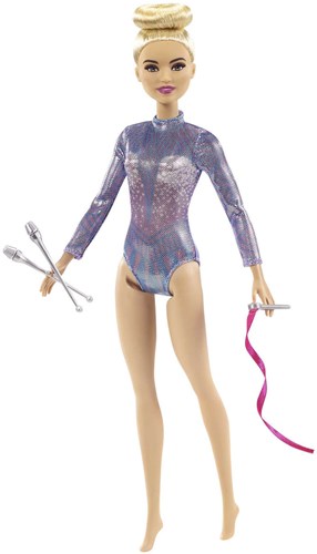 Barbie Puppe rhythmische Sportgymnastik - Karrierepuppe mit Zubehör-2