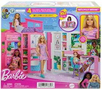 Barbie Vakantiehuis met Modepop Speelset