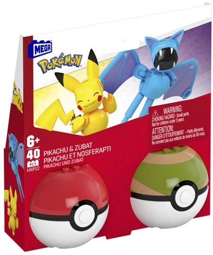 Mattel Pokémon Bauset - Poké Ball Collection Pikachu Bauspielzeug