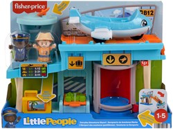 Fisher-Price Little People Spielzeug Flughafen - Abenteuer Spielset