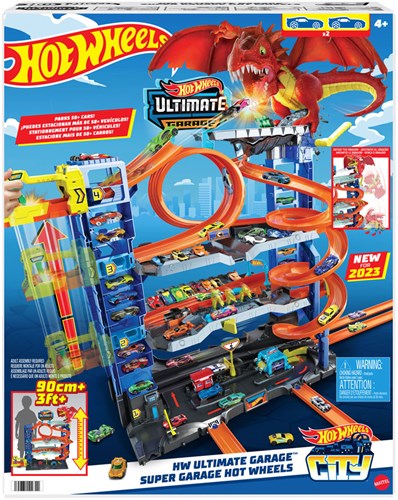 Mattel Hot Wheels Spielset City Ultimate Garage mit 2 Autos