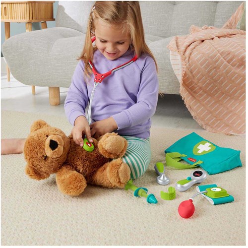 Fisher-Price Doktorset - Spielzeug-Arztkoffer für Kinder-3