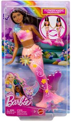 Fisher-Price Barbie magische Blumen Meerjungfrau Puppe - Fantasie Spielzeug