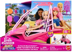 Mattel Barbie Strandbuggy Spielzeugauto mit Zubehör für Puppen