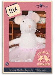 Het Muizenhuis Kuscheltier Ella - Plüschmaus Puppe für Kinder