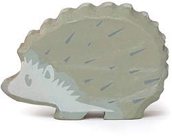 Tender Leaf Holztier - Igel Spielfigur Waldtiere grau
