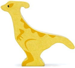 Tender Leaf Holz Dinosaurier Parasaurolophus gelb nachhaltiges Spielzeug