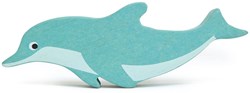 Tender Leaf Meerestier Delfin - Holz Spielfigur blau 13,4 cm