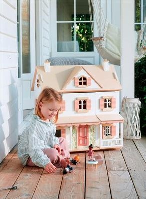 Tender Leaf Holz Puppenhaus Hummingbird - buntes Spielhaus für Kinder