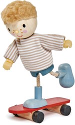 TENDER LEAF Puppe – Edward und Skateboard