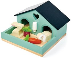 Tender Leaf Holz Haustier Set Kaninchen - Puppenhaus Zubehör Spielzeug