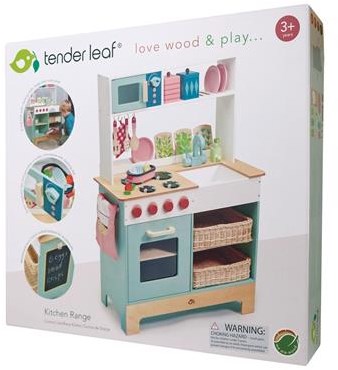 Tender Leaf Holz Spielküche - Kinderküche mit Zubehör-3