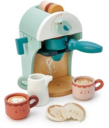 Tender Leaf Holz-Kaffeemaschine Babyccino Maker Spielset für Kinder
