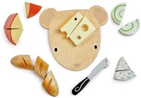 Tender Leaf Holz Spielzeug Käse Schneidebrett - Spielset für Kinder