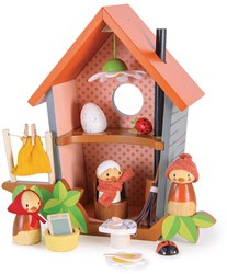 Tender Leaf Holzspielzeug Rotkehlchen Nistkasten Lernspiel für Kinder