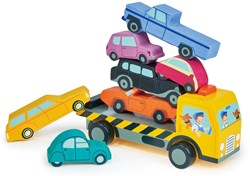 Tender Leaf Holz Stapelspiel Fahrzeuge - buntes Spielzeug für Kinder