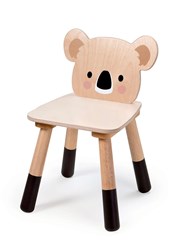 Tender Leaf Kinderstuhl Holz Koala - stabile Waldthema Stuhl für Kleinkinder
