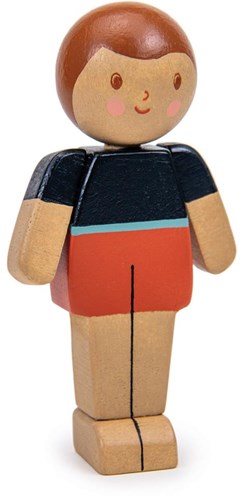 Tender Leaf Puppenhaus Figur - Caramel Vater Holzspielzeugpuppe-2