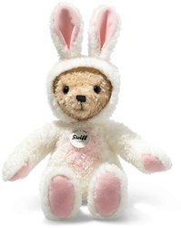 Steiff Plüsch Kuscheltier Hoodie-Teddy Hase weiß - 27 cm Spielzeug