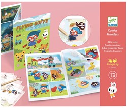 DESIGN BY - Comic Flying Sofye Aufkleber, mehrfarbig (39558)