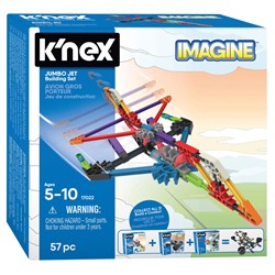 K'nex Bauset Jumbo Jet - Konstruktionsspielzeug Flugzeug 57-teilig