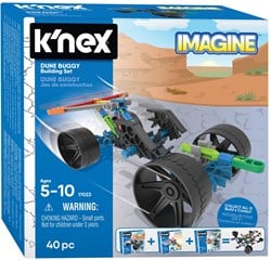 KNEX 35464 - Imagine BAU- und Konstruktionsspielzeug Set Dune Buggy, Baukasten Strandbuggy, Konstruktionsset Fuer Rennwagen, Bauset mit ueber 60 Teile, Spielset Fuer Kinder von 5 - 10 Jahre