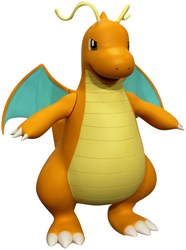 Pokemon Epic Battle Speelfiguur - Dragonite, 30cm