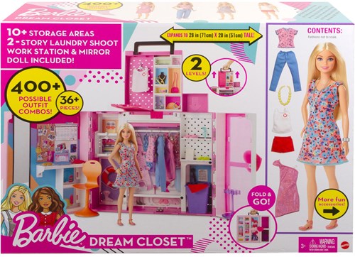 Barbie Dream Kledingkast 2.0 met Pop
