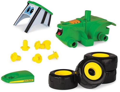 Tomy - Bauspielzeug Johnny Traktor mit Bohrmaschine, Licht & Sound-2