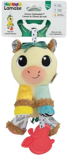 Lamaze pädagogisches Babyspielzeug Carson das Zugpferd - sensorisches Plüsch Kuscheltier