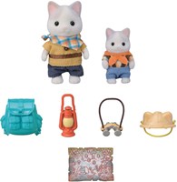 Sylvanian Families Abenteuerset Latte-Katze Bruder und Baby Puppen Spielzeug-2