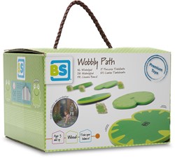 BS Toys Balance-Spiel Wobble Pad - Holz Bodenspiel für Kinder