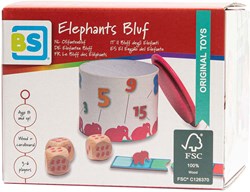 BS Toys Elefantenbluff - Würfelspiel für Kinder und Erwachsene - FSC Holz