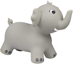 BS Toys aufblasbarer Hüpf-Elefant Spielzeug für Kleinkinder grau