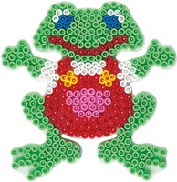 Hama Bügelperlen Steckplatte - Frosch - Kreatives Bastelspielzeug