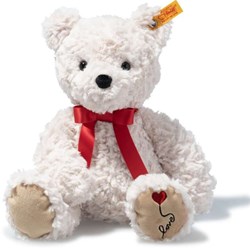 Steiff Plüsch Teddy Jimmy - Love, weiß - 30 cm Kuschelbär