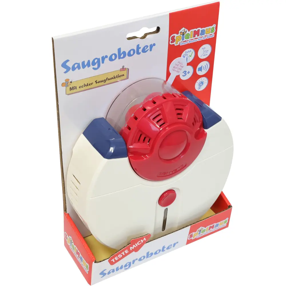 Vedes Spielzeug Staubsaugerroboter mit Licht und Sound - Saugroboter