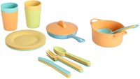 Jipy Bioplastic Spielzeug Kochset 25-teilig - nachhaltiges Kindergeschirr-2