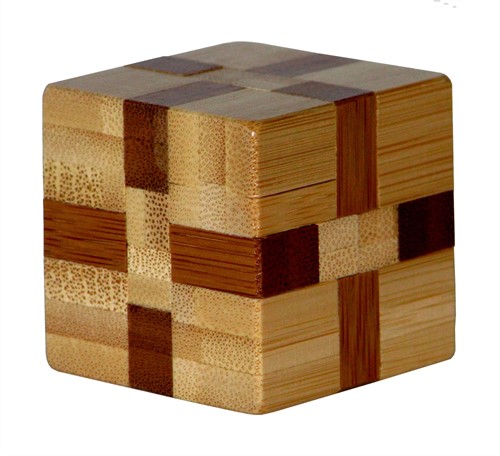 Eureka 3D Bamboo Puzzle - Cube*** (only available in display 52473120)