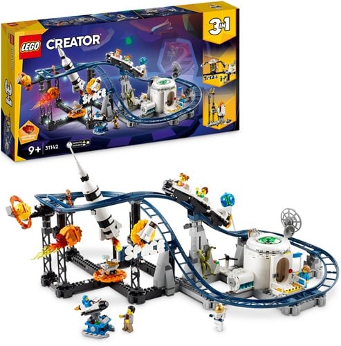 LEGO Creator Space Achterbahn Bauset - 3in1 Jahrmarkt Attraktionen 31142-2