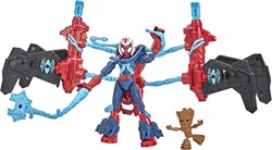 Hasbro Spiderman Actionfigur Bend N Flex Space Mission Flex Jet Marvel Spielzeug
