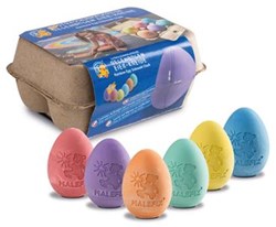 PUSTEFIX Stoepkrijt - Eierdoos 6 stuks