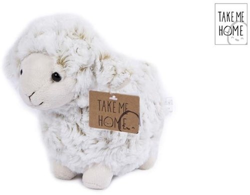 Kuscheltier Plüsch Schaf 21cm weiches Spielzeug für Kinder-2