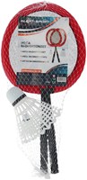 Alert Badminton Set - Jumbo Schläger und Shuttles für Outdoor-Spaß